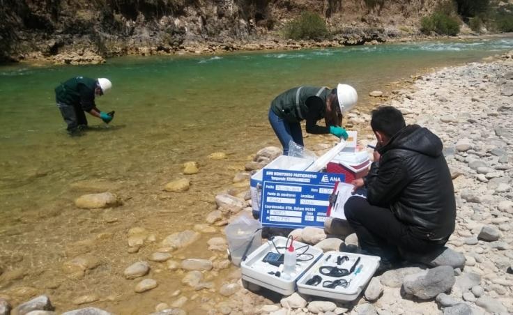 Autoridad Nacional del Agua realiza tercer monitoreo participativo de calidad del agua superficial en cuenca Mantaro