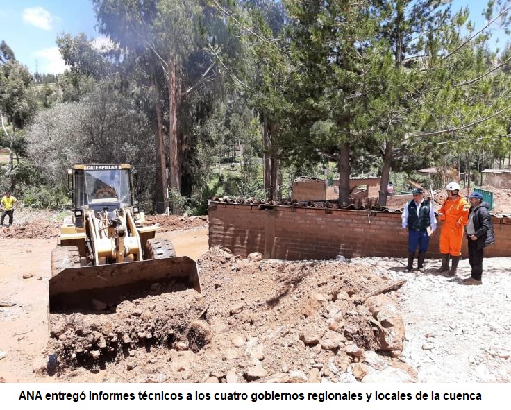 MINAGRI alerta a las autoridades de la cuenca Mantaro sobre zonas críticas con riesgo a inundación