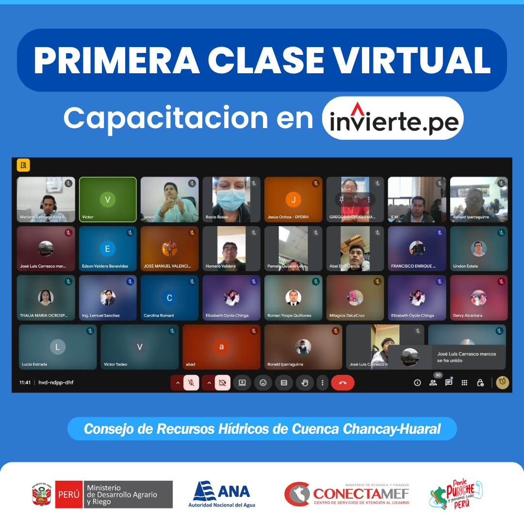 foto primera clase virtual
