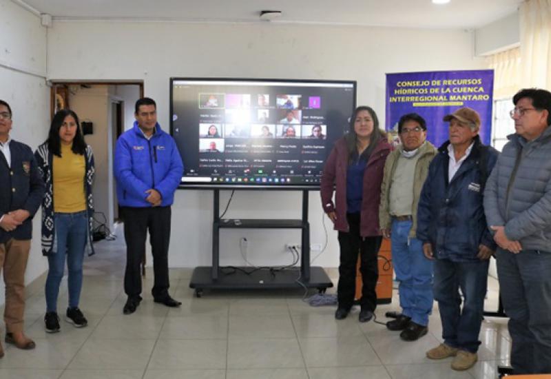 En Sesión Extraordinaria Consejo de Recursos Hídricos de cuenca Interregional Mantaro Valida Grupos de Trabajo