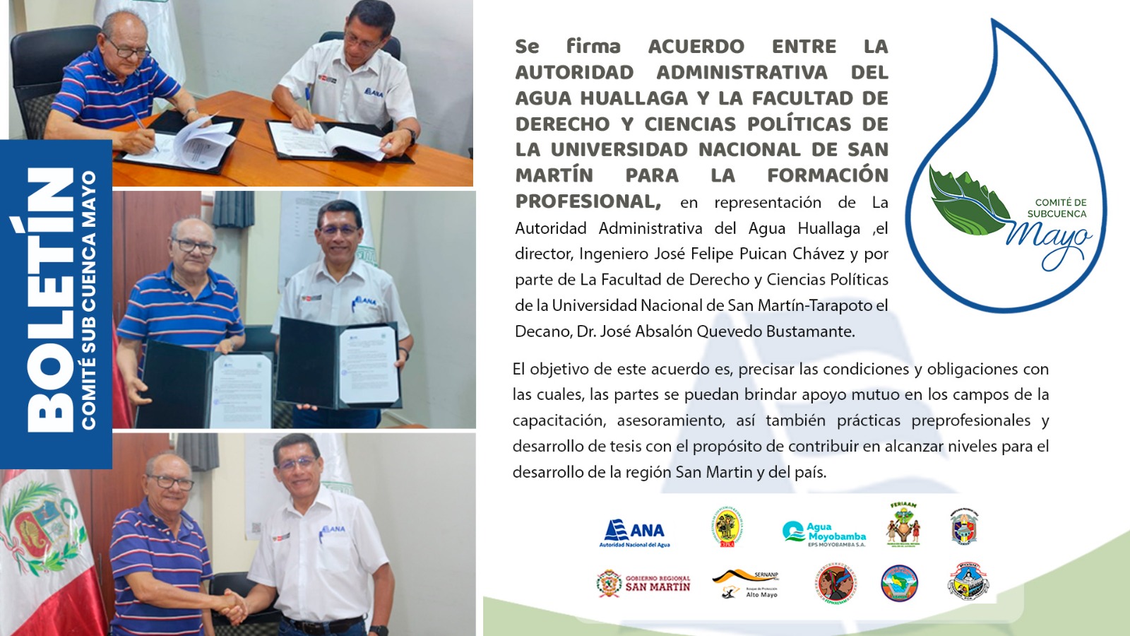 FIRMA DE CONVENIO INTERINSTITUCIONAL