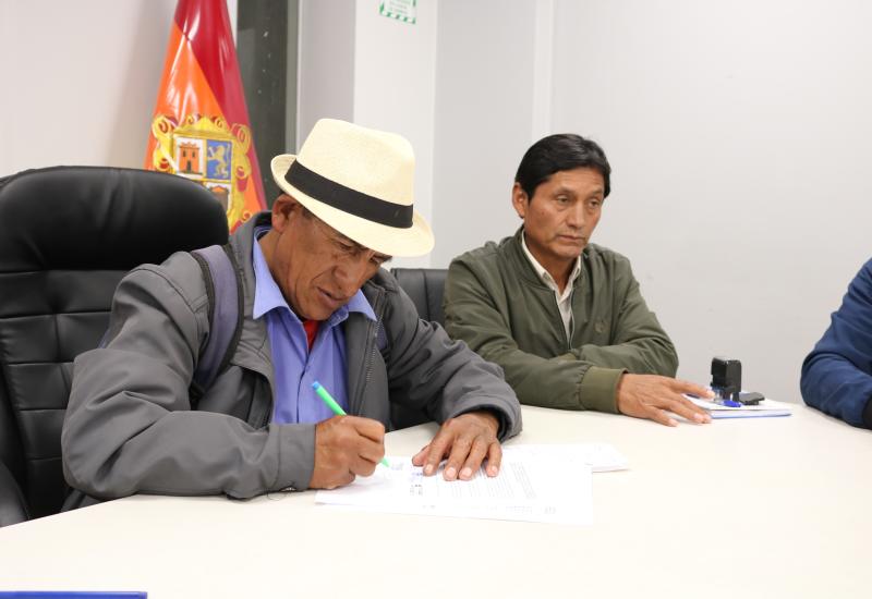 Firma de representante municipal