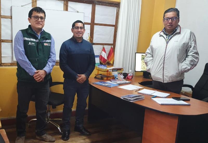 Reunión con el gerente de la EPS Emsap Chanka