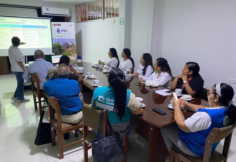 Reunión del grupo de Trabajo de Cultura del Agua del Consejo de Recursos Hídricos de Cuenca Tumbes